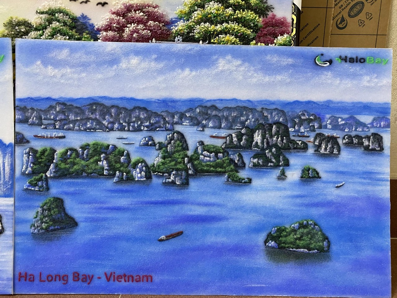 tranh đá quý vịnh Hạ Long