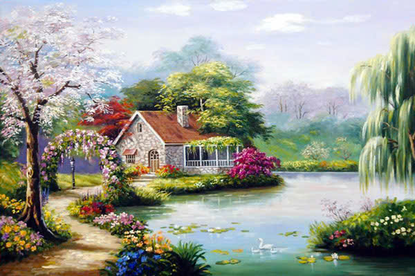 Tranh Sơn Dầu phong cảnh (8)